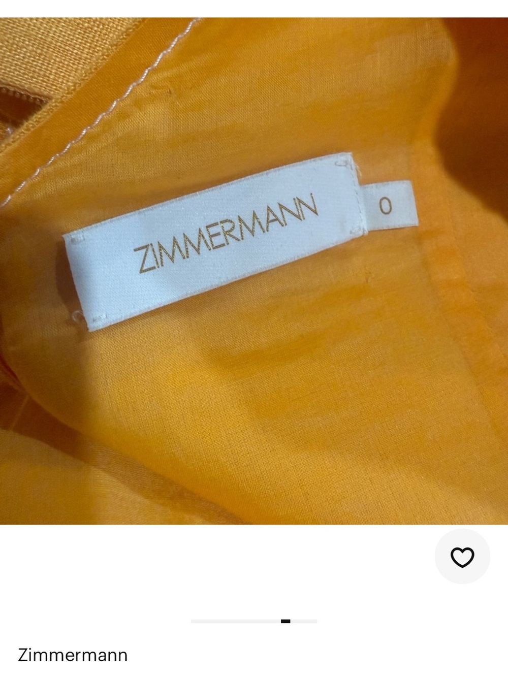 Zimmermann V-Neck Pocket Flounce Mini Dress - Picture 3 of 3